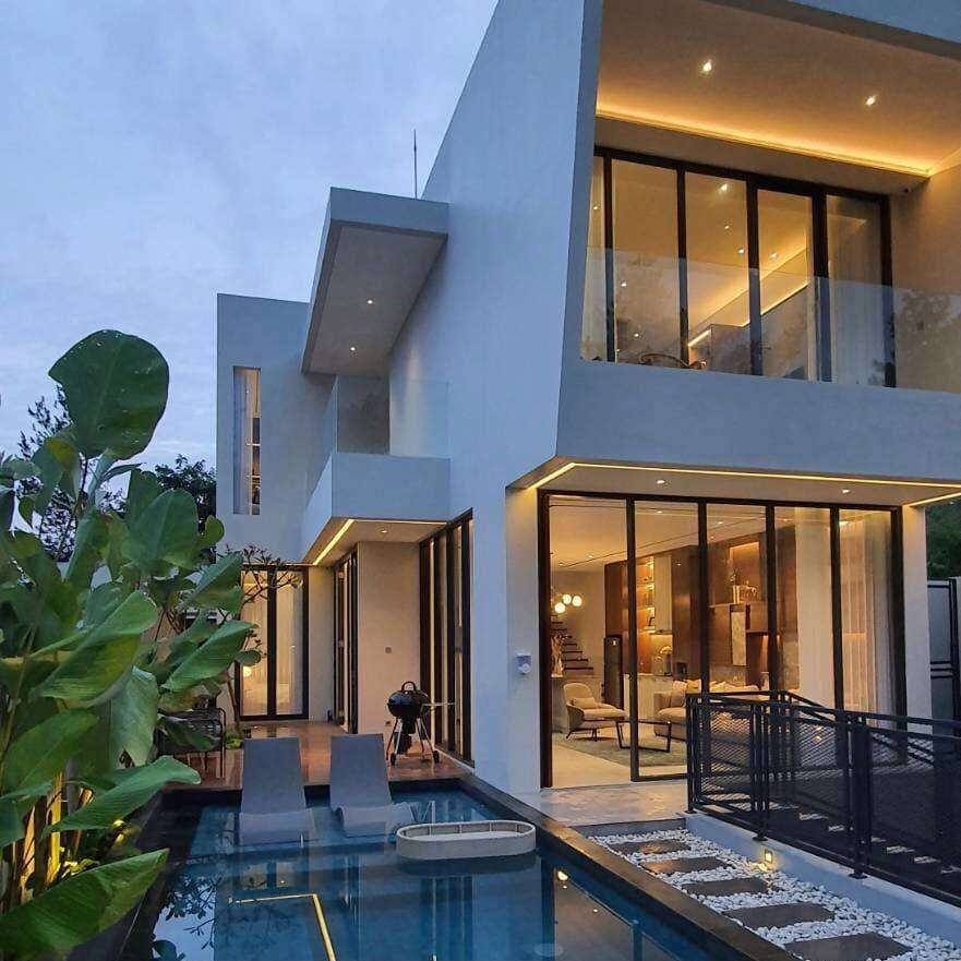 Alcola Boutique Villa - Bahama Unit - vila dengan private pool di Batu Malang