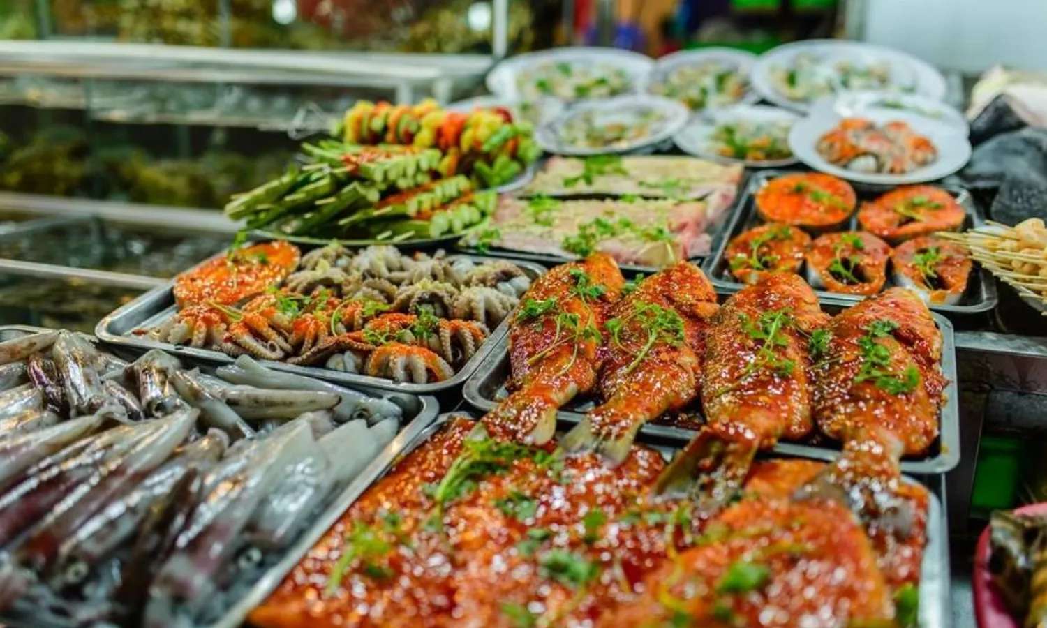 hải sản tươi ngon Hòn Thơm